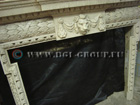 Antique Carved Wood Fireplace